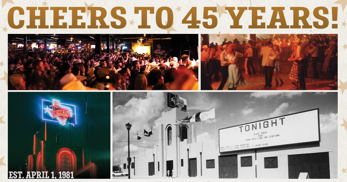 More Info for Happy Anniversary Billy Bob's!